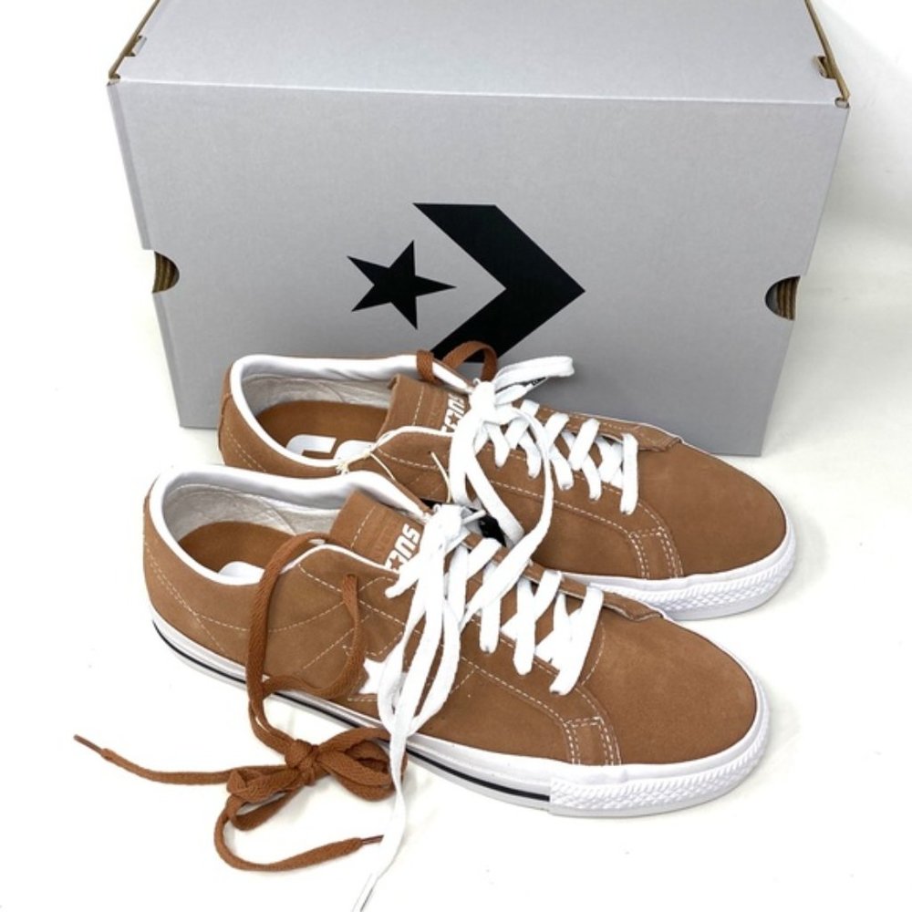 Converse Cons One Star Pro Ox Shoes Men Size Sneakers Suede Mineral Clay A03291C - Picture 9 of 11